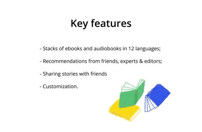 features for mobile reading app
