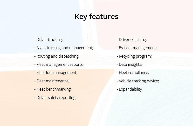 features of a vehicle tracking app